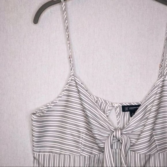 Inc knot front Spaghetti strap pajama tank top XL - Picture 4 of 9